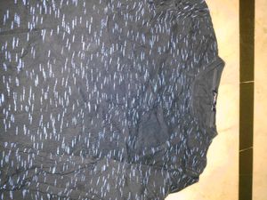 Stylish Navy Blue Full Sleeve T-Shirt