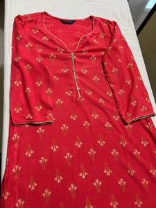 Coral Printed Kurta
