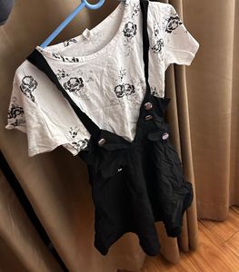 Cute Floral Overalls