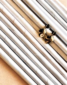 B&amp;W Drop Earrings (Handmade)