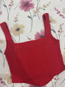Red Corset Top
