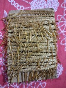 Gold Beaded Trim (Lehas) (15 Meter)