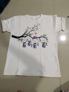White Graphic Tee