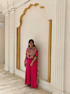 Drapping Style Designer Gown