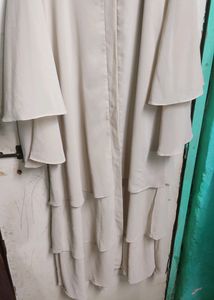 💕 Layered Open Abaya With Matching Scarf 💕