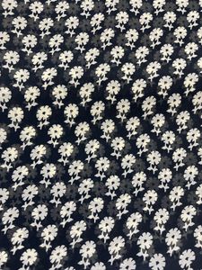 Georgette black saree