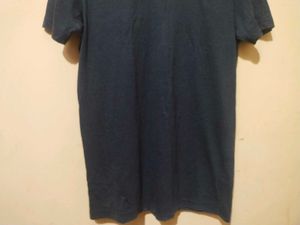Navy Blue V-Neck T-Shirt