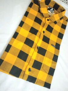 Yellow & Black Checked Shirt🌟