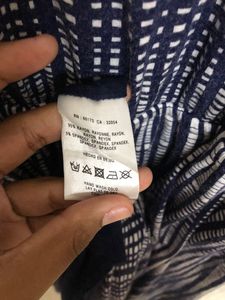 Deletta Blue Midi Sleeveless Dress