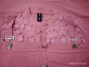 Pink Lace One Piece