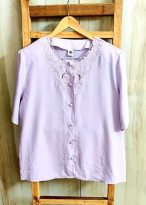 Levender Embroidery Work Top Si,e-42-44