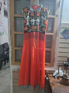 orange stylish Umbrela one piece