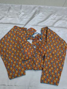 Printed Blouse Orange