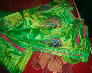 Green Colour Saree