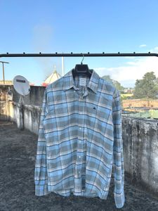 Blue Plaid Shirt