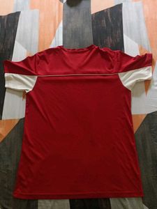 Red &amp; White Athletic T-Shirt
