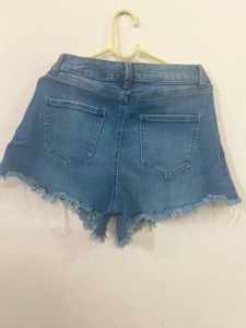 High Waist Denim Shorts
