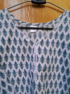 White Short Kurti