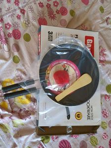 🆕🔥Brand New Ganga Non Stick Flat Tawa 285mm