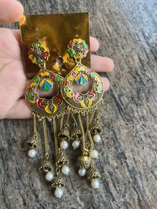 Big Colourful Jhumkas