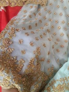 HEAVY NET PAKISTANI EMBROIDERY DRESS