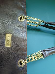 LEATHER TOTE BAG. SHOULDER BAG. BROWN, RED Blue