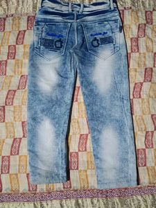 Acid Wash Denim Jeans