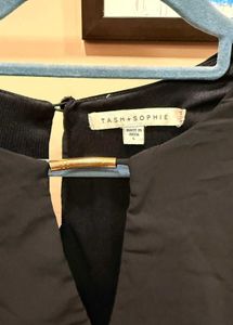 Chic Black Layered Dress