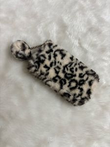 Fuzzy Furr  Leopard Clutch