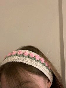 Floral Crochet Headband