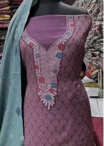 Elegant  Pure Kani Woolen Suit