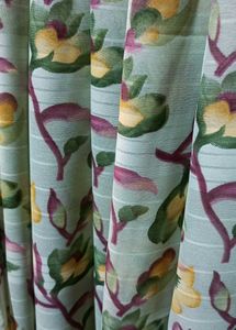 S15 Flower Printed Saree With Blouse