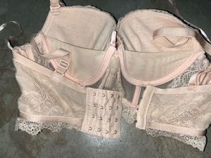 1. lace push-up bralette 2. Satin Halter Top