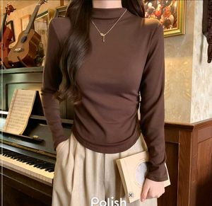 New With Tag Korean Brown Long Sleeve Top