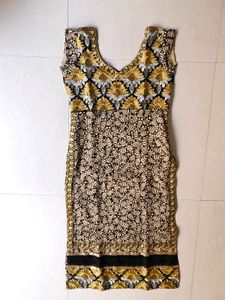 Long Beutiful Kurti With Work