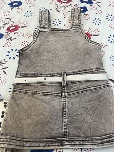 Denim Dungree Dress