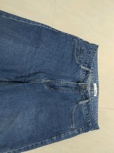 Women Blue Wide Leg Jeans