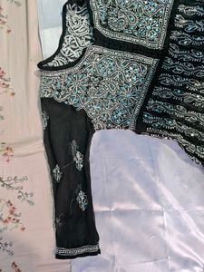 Embroidered Semi-Formal Top