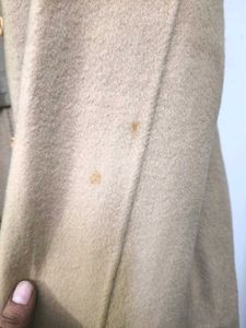 Single Breasted Sturdy Beige Peacoat