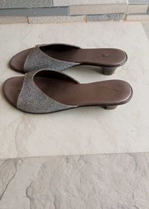 Silver Sparkle Heels