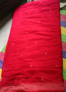 Hot Red Saree (⁠◕⁠ᴗ⁠◕🌺)