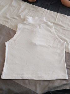 White Sleeveless Top