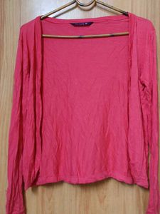 Rose Pink Shrug For Women