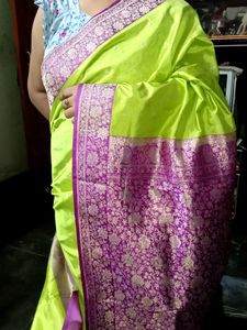 Women&#39;s Satin Silk Saree