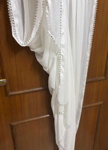 Beads &amp; Stones White Dupatta