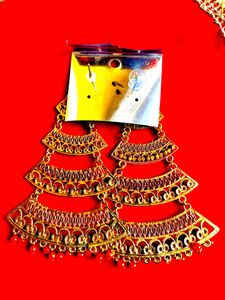 Earrings for women Jewellery Traditional Gold Plat