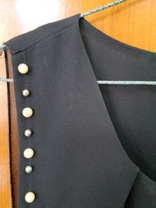 BLACK MIDI DRESS
