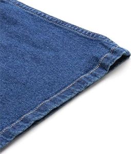 Four Buttons Lightly Faded Blue Wide Leg Jeans 👖
