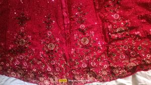 Red Embroidered Lehenga Choli