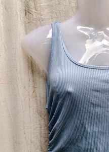 Blue Bodycon Mini Dress